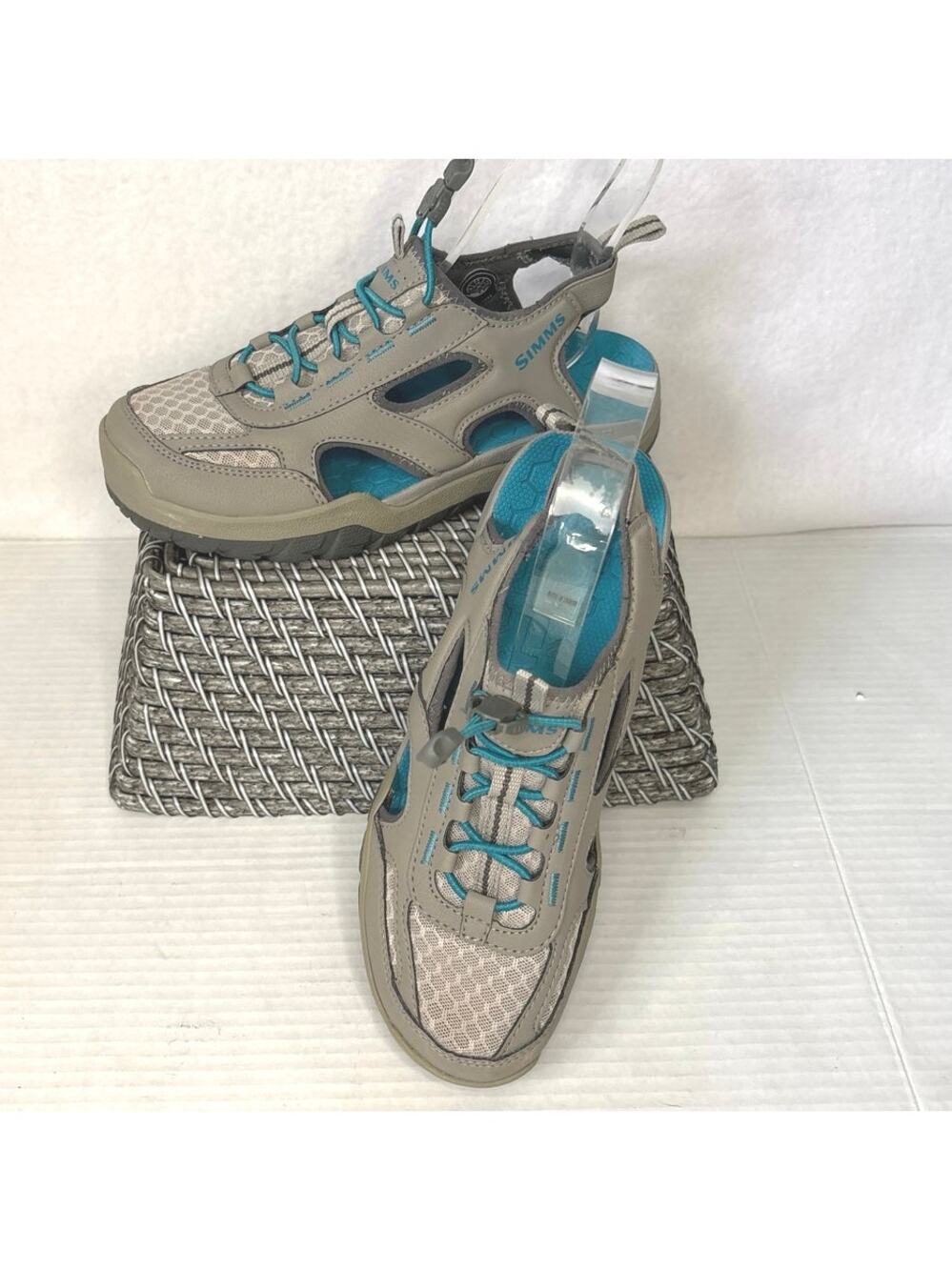 Simms Riprap Water Sandals Womens Size 8.5 Gray Wading Fly Fishing Shoes
